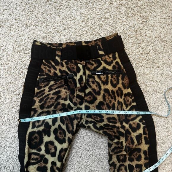 Goldbergh Pippa Roar Ski Pants Waterproof Leopard Jaguar Cheetah Print US 8 - Picture 9 of 10